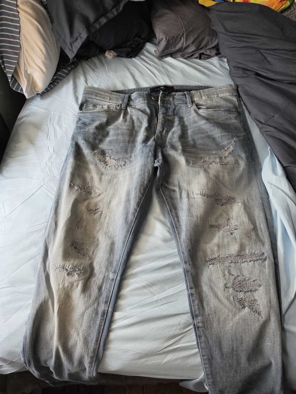 Jordan Craig Men's 5Pkt Rip Repair Jeans